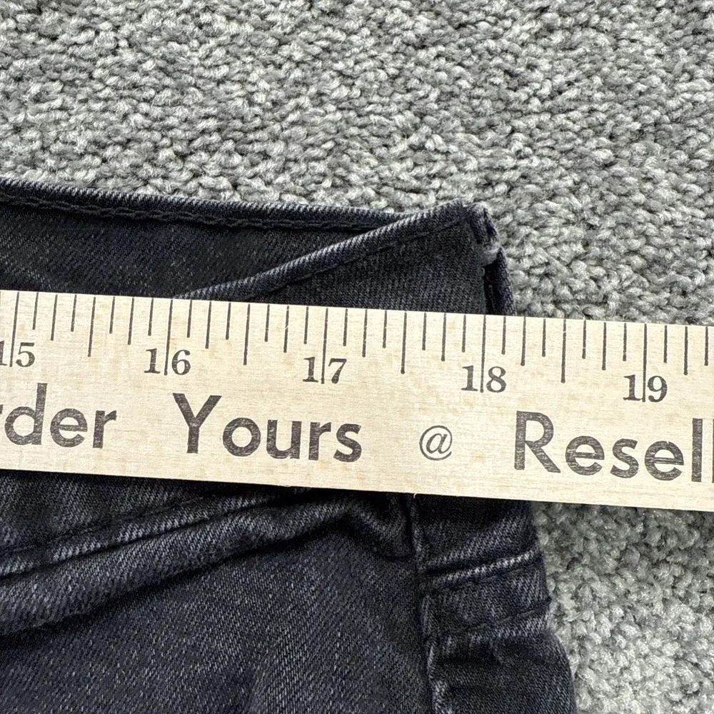 Levis 512 Mens Jeans 38x30 Straight Leg Black Denim Soft Stretch Pants